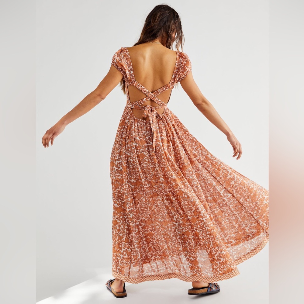 Free People Ultraviolet Dress in Tea Combo